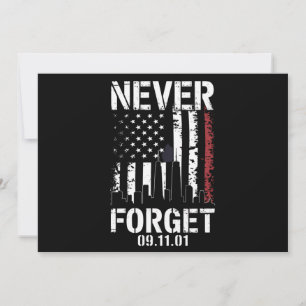 Niemals vergessen September 11 2001 Gedenktag  Einladung