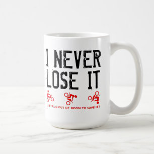 Niemals Verlieren Dirt Bike Motocross Tasse Lustig