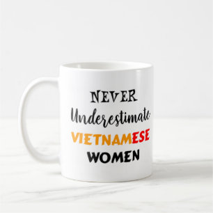 niemals vietnamhafte Frauen unterschätzen Kaffeetasse