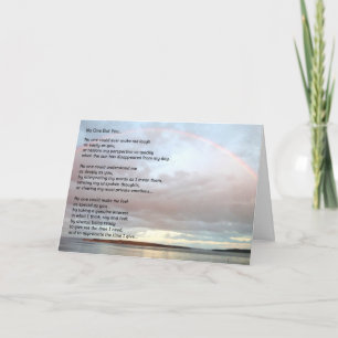 Niemand außer dir... Freundschaft Karte