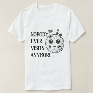 Niemand besucht noch einmal das sonnige Wetter auf T-Shirt