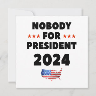 Niemand für Präsident 2024 Einladung