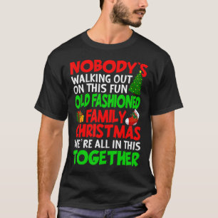 Niemand geht auf diesem lustigen, altmodischen Fam T-Shirt