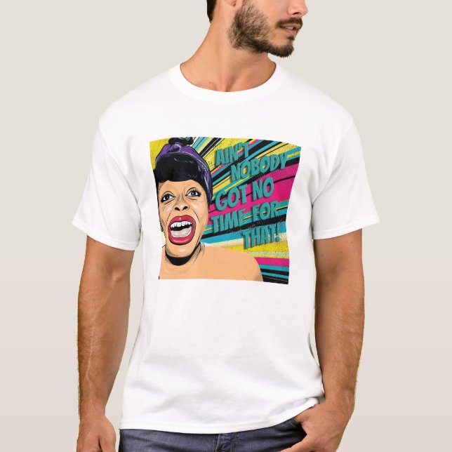 Niemand Got Zeit T T-Shirt (Vorderseite)