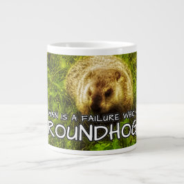 Niemand ist ein Versager, der die Tasse Groundhogs