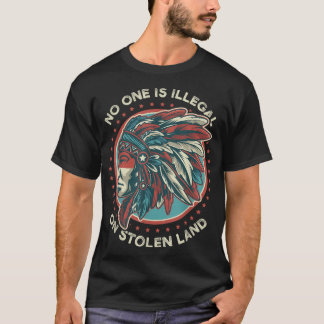 Niemand ist gegen Trump-Proten auf gestohlenem Lan T-Shirt