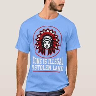NIEMAND IST ILLEGAL AUF DEM STAATSANGEHÖRIGEN US-A T-Shirt