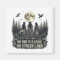 Niemand ist illegal in der amerikanischen Ureinwoh