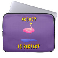 Niemand ist perfekt - Flamingo mit Schwimmring