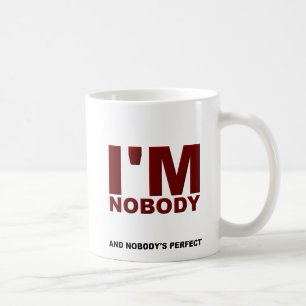 Niemand ist perfekt Lustiger Becher Tasse