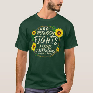 Niemand kämpft allein gegen Parkinson Aufklärung T-Shirt