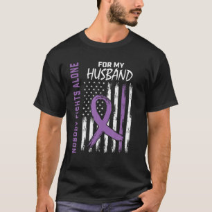 Niemand kämpft allein Husband Lupus Awareness Amer T-Shirt