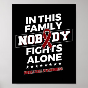 Niemand kämpft allein um das Bewusstsein für die S Poster