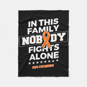 Niemand kämpft alleine gegen das Bewusstsein Fleecedecke