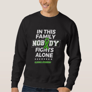 Niemand kämpft alleine gegen Glaukom-Bewusstsein Sweatshirt