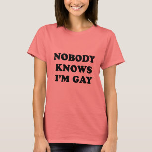 Niemand kennt Homosexuelles Im T-Shirt