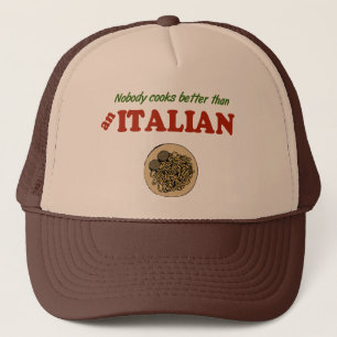 Niemand kocht besser als ein italienischer Hut Truckerkappe