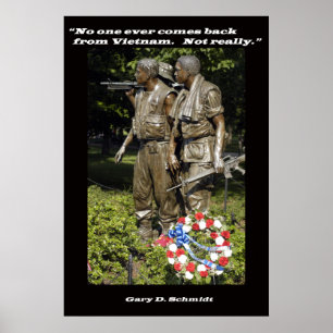 Niemand kommt überhaupt von Vietnam-Plakat zurück Poster
