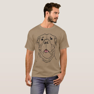 Niemand lächelt wie ein Pit Bull Dog Funny Zitat T-Shirt