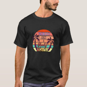 Niemand mag ein schattiges grafisches Thema T-Shirt