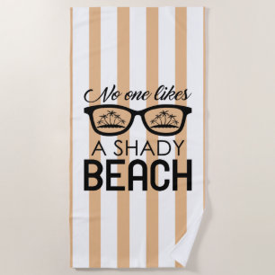 Niemand mag einen schattigen Strand Strandtuch