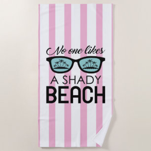 Niemand mag einen schattigen Strand Strandtuch