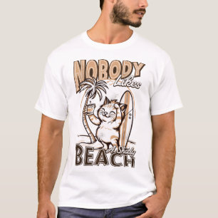 Niemand mag einen schattigen Strand T-Shirt