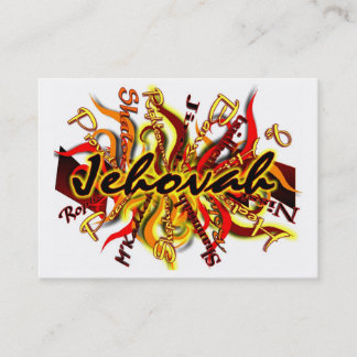 Niemand mögen Jehovah-Visitenkarte Visitenkarte