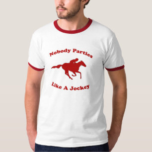 Niemand Partys mag einen Jockey T-Shirt