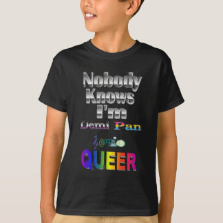 Niemand weiß, dass ich Demi Pan SM Sapio QUE bin T-Shirt