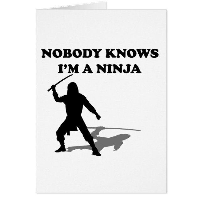 Niemand weiß, dass ich ein Ninja bin (Vorne)