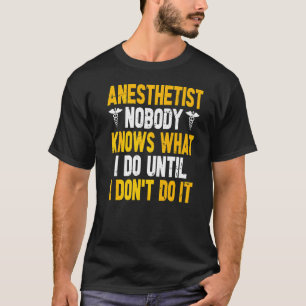 Niemand weiß, was ich tue, bis ich es nicht vorhab T-Shirt