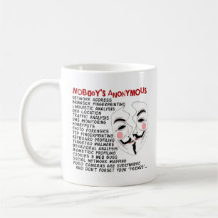 Niemanden anonym kaffeetasse
