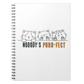 Niemands Purr-fektes Notizbuch (16,5 cm x 22,2 cm) Notizblock