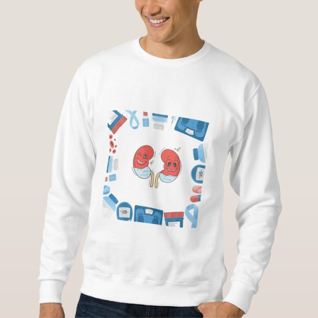 Niere, Drogen, Sweatshirt (Vorderseite)