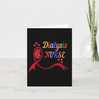 Niere Nurse Nephrologie Nurse Dialyse Technischer Karte