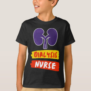 Niere Nurse Nephrologie Nurse Dialyse Technischer T-Shirt