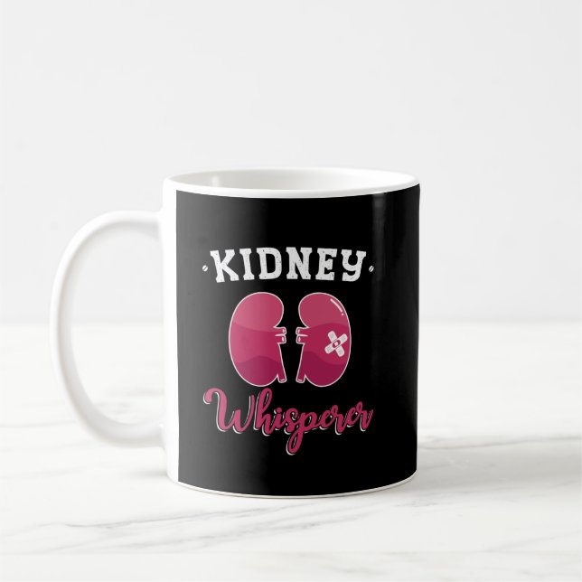 Niere Whisperer Dialysis Nurse Nephrologie Tech Kaffeetasse (Links)