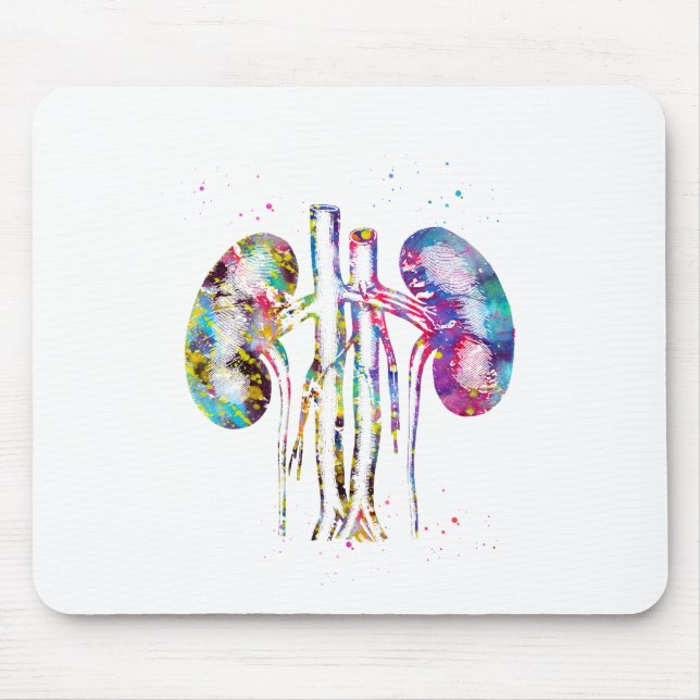 Nieren Anatomie Mousepad (Vorne)