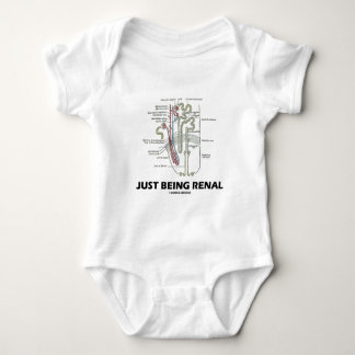 Nieren gerade seiend (Niere Nephron) Baby Strampler