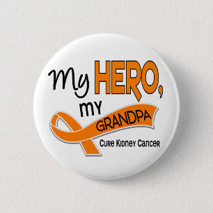 Nieren-Krebs MEIN HELD MEIN GROSSVATER 42 Button