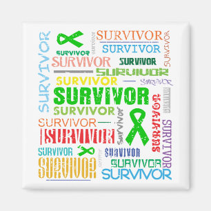 Nieren-Krebs-Überlebend-Collage 2.png Magnet