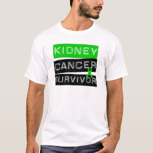 Nieren-Krebs-Überlebender (grünes Band) T-Shirt