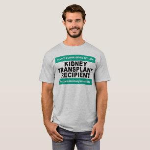 Nieren-Transplantations-Empfänger - helle Shirts