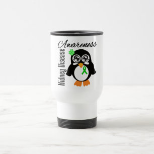 Nierenerkrankung-Bewusstseins-Pinguin Reisebecher