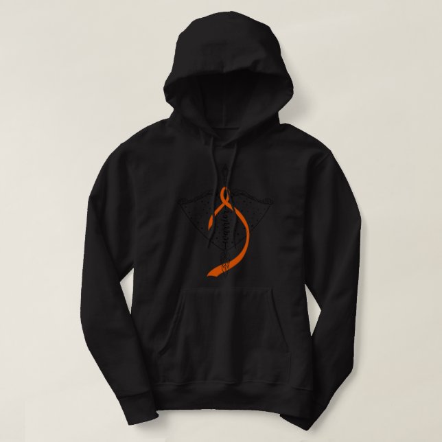 Nierenerkrankung Das Handgelenk gibt mir Kraft Hoodie (Design vorne)