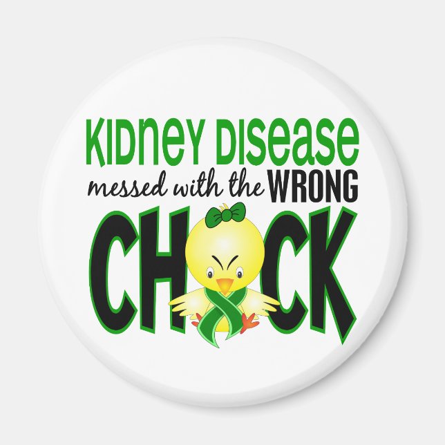 Nierenerkrankung, die mit dem falschen Kätzchen ve Magnet (Vorne)