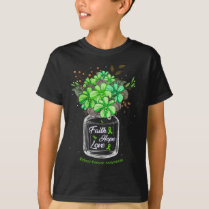 Nierenerkrankung Glaube Liebe Hoffnung Blume Jar A T-Shirt