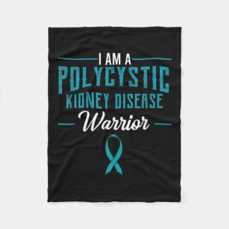 Nierenerkrankung Pkd Warrior Pckd Bewusstsein Aqua Fleecedecke