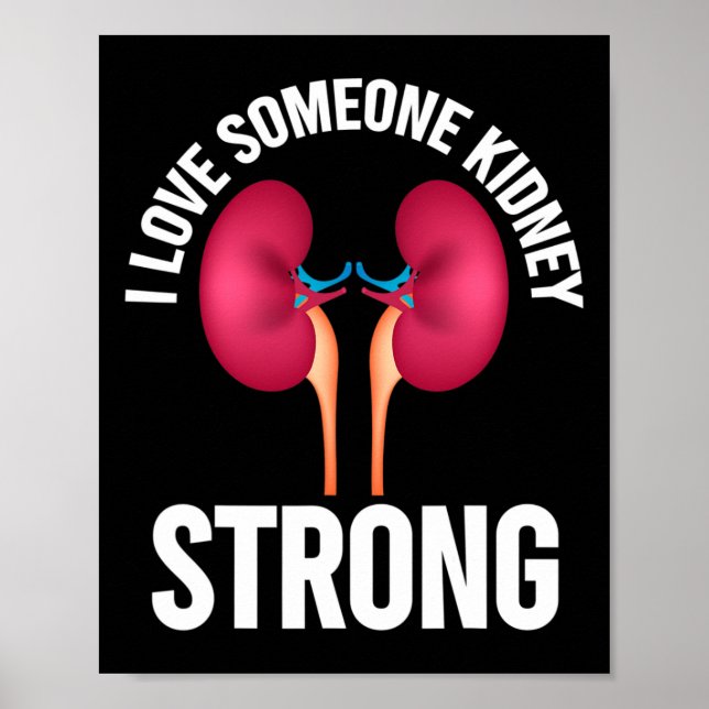 Nierenerkrankung Shirt Poster (Vorne)